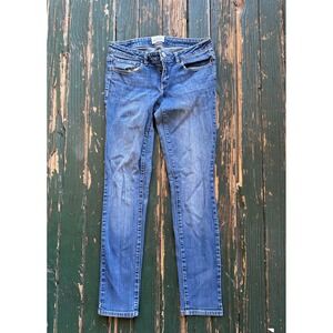 Aeropostale Ashley Ultra Skinny Jeans Blue Denim Women's Size 5 6 Short